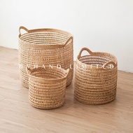 Byhand Limited Rattan BASKET/Home Decor Laundry/Woven Decor/GAIA BASKET S