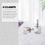 6Pcs C ClampsU Clamps for Metal Working Small Desk Clamp with Stable Wide Jaw Opening & Protectiv