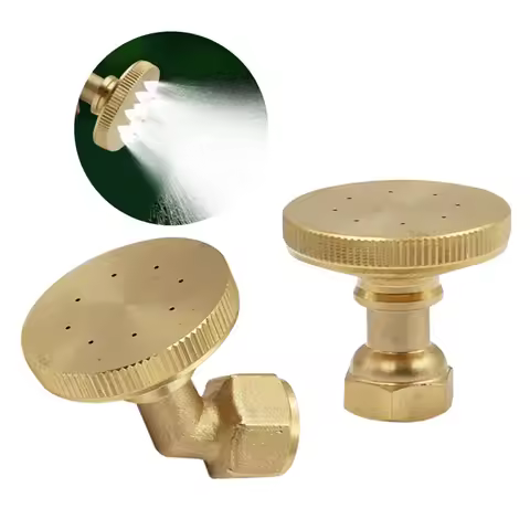 Adjustable 8-Hole Brass Sprayer Nozzle M14 Atomizing Spray Fitting Hose Fitting Garden Sprinkler Noz