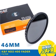 K&F Filter ND Fader 46 mm (1-9 Stop) (ND2-ND400) B-Series Blue Coating (ND2-ND400) 46mm