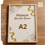 A2 Wooden Photo Frame A2 Size Wooden FrameFrame Foto 42 x 59.4 cm Natural Pine Wood Frame