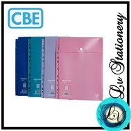 【LV】CBE A4 Document Holder 1 Pocket Button Vertical File Holder A160A