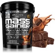 Muscletech lab series mass gainer extreme xxxx 20lbs chocolate fudge brownie susu naik berat badan
