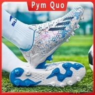 1127【Pym Quo】 ️ รองเท้าฟุตซอลผู้ชาย AG Spike CR7 Low Top Outdoor Training รองเท้าฟุตบอล 35-45