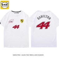 F1 Racing Suit Ferrari Team Leclerc No.16 Short Sleeve T-Shirt Hamilton No. 44 Fan Trendy