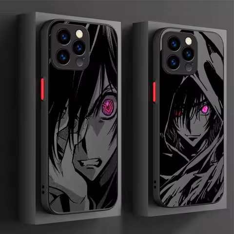 Luxury Comic Code G-Geass Phone Case For iPhone 17 16e 16 15 14 13 12 11 Pro Air Max X XR XSMax 7 8 