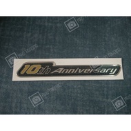 EMBLEM/ STICKER EPOXY KERETA HONDA JAZZ FIT GE 10th Anniversary COPY GE6 GE8 RS