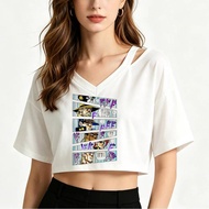 Jojo's Bizarre Adventure Steel Ball Run Cropped Top - Anime Y2K Fashion
