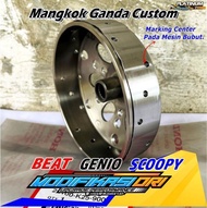 Mangkok Kampas Ganda Beat Fi/Scoopy Fi  Mangkok custom ori beat karbu 