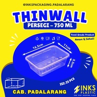 THINWALL RECTANGLE 750 RECTANGLEML 750ML Food Container Food Storage Container