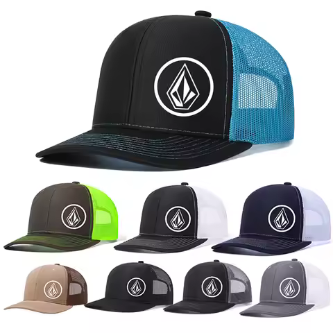 2026 New 1 PC Unisex Richardson Micro Curved Baseball Cap Outdoor Diamond Mesh Duck Cap Shade Breath