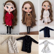 CAMELLI Doll Windbreaker, DIY Doll Accessories Mini Long-sleeved Tops Clothes, Casual Fashion Doll J