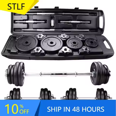 YTYIN High Quality 50kg Adjustable Steel Dumbbell Set Portable Barbell And Dumbbell On Sale