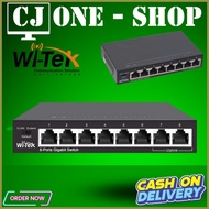 ❁ ▦ ✌ Witek WI-SG108 8-Port Gigabit Desktop Switch ( Metal case )