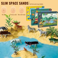 Kid Sand DIY Eco Magic Sand Dynamic Sand Non Toxic Sand Pasir Mainan Kanak-kanak Beach Mould Toys