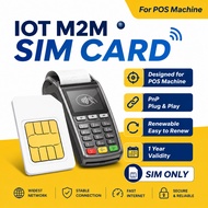 1 Year Validity IoT M2M SIM Card for POS Machine | Plug & Play | Renewable | SIM Only