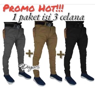 AY64ER HOT!! 100 GET 3 LATEST MEN'S LONG CHINO PANTS