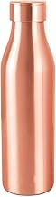 ZIG ZAG Pure Copper Water Bottle For Drinking More Water Yoga, Gym, Office, travel etc Rustproof &amp; Leakproof Premium Copper Bottle With Health Benefits 33 OZ