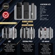 Lockin Digital Locks, S5, S50M Pro, V5max, X9 Smart Door Lock, V3 Gate Lock, 2 Years Warranty, Insta