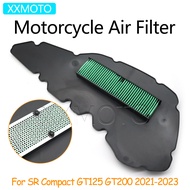 For Aprilia SR Compact GT125 GT200 GT 125 200 2021 2022 2023 Motorcycle Air Filter Intake Cleaner SR