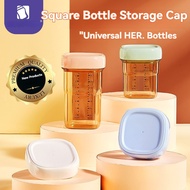 Hegen Bottle Accessories - White Bottle Cover and Ring - Baby Bottle Storage Cover - Bottle Sealing 