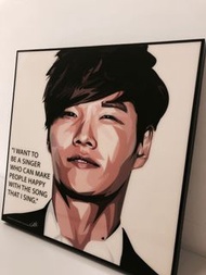 Kim Jong Kook金鐘國 - 能力者 - Korean - Keetatat Famous Popart - THAILAND - 泰國 - 掛畫 - 現貨📦Perfect Gift 🎁 ⭐️