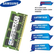 New Samsung Laptop RAM DDR3 DDR3L 2G 4G 8G 1066/1333/1600MHz DDR2  2GB 800/667MHz memory Stick
