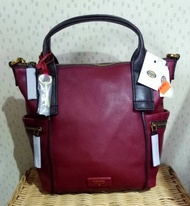 Emerson Satchel Medium Wine