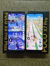 ✅售全新現貨poco x8 pro max.poco x7 pro  Pokémon go. monster hunter now.pikmin bloom皮克敏飛人機！✅外送，司機接單，公司打卡改虛