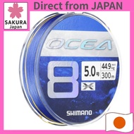 Shimano (SHIMANO) OCEA 8 Line 300 m Size 5.0 SW Navy LD-A71S