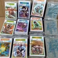 12 Sachet Mainan Kartu Kwartet Jumbo Gambar NARUTO Ninja 4,5x6,5cm