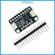 KOK Accuracy DAC7578 Module 3V-5V 12 Bit  Precise Digital To Analog Conversion I2C Bridge Adapter Lo