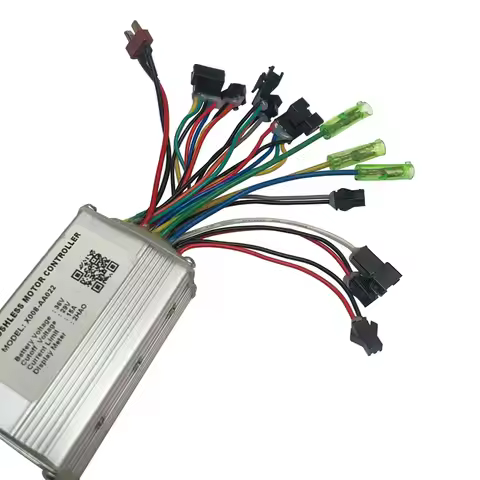 X008-AA022 Ebike Brushless Motor Controller 36V 15A 2HAO Protocol for Electric Scooters MTB Fat Bike
