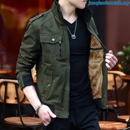 Ready Stock  Men's pilot jaket lelak men's cotton thickened windproof jacket military tactics men's 