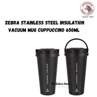 Zebra SUS304 Insulation Vacuum Mug Cuppuccino 650ml Thermos Mug Tumbler Tahan Sejuk Botol Termos Air