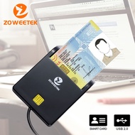 Zoweetek USB ID Smart Card Reader Electronic DNI Reader for ISO 7816 EMV IC DNIE Chip DNI Smart Card