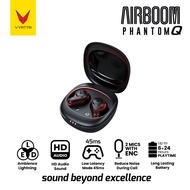 VYATTA AIRBOOM PHANTOM Q TWS BLUETOOTH HEADSET EARPHONE GAMING - ERCHIARA SHOP