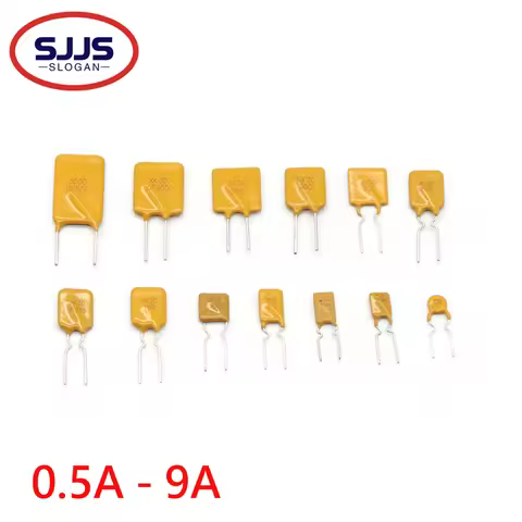 【10PCS】 Jk30 Plug In Self Resettable Fuse Pptc Ruef 30V 0.5A 0.75A 0.9A 1.1A 1.35A 1.5A 1.6A 1.85A 2