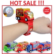 Kid Watch Avenger Pull Back Car Watch with Projection 6 image Watch Car Illuminated Electronic Watch