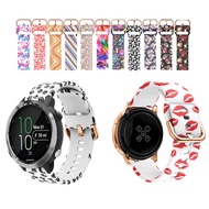 Printing Silicone Bracelet Watch Strap For Garmin Venu sq 2 Vivoactive 3 645 245