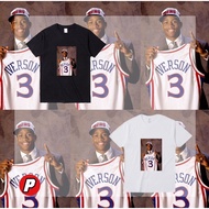 Allen Iverson T-Shirt/Shirt | Allen Iverson Tee | The Project PH Vintage Clothing Short Tops for men
