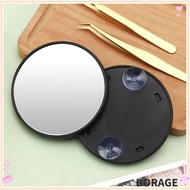 BORAG Makeup Mirror, Round With Suction Cup Magnification Mirror, 5x/10x/15x Blackhead Magnifying Mi