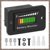 12V 24V 36V 48V 60V 72V LED Battery Monitor Gauge Battery Gauge Indicator Lithium Ion Battery Tester