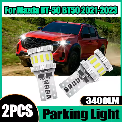 2X W5W T10 Parking Light 6000K White 6W Small Lights 3400LM Canbus Clearance Lamps Plug and Play For