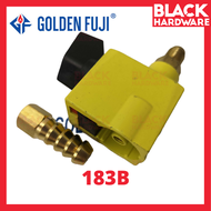 Black Hardware Golden Fuji 183A 183B Safety No Return reduce Pressure LPG Gas Regulator Valve Coupli
