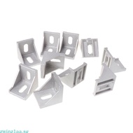 zwinz1aa 10pcs 4040 Fasten Fitting Angle 40x40 L Connector Aluminum Corner Bracket Joint