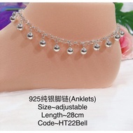 925 纯银脚链/手链(925 Silver Anklet/bracelet)Rantai kaki/tangan perak