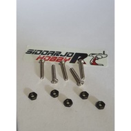 Nut AND BOLT M2 x 10mm BOLT NUT M2 12 mm long