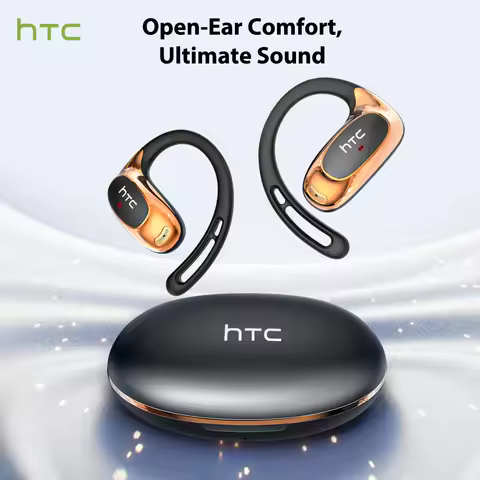 HTC NE35 Bluetooth V6.0 AI Translation Earphones OWS Sport Headphone Comfortable Ultra-light Earhook