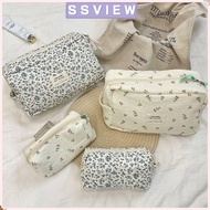 STILLSAVIEW Makeup Bag, Floral Print Begonia Flower/Rose Cosmetics Bag, High Quality Handheld Handba